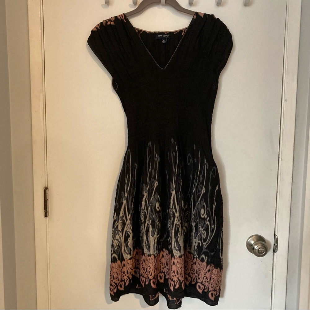 Max Edition Petite smocked stretch dress Size MP.